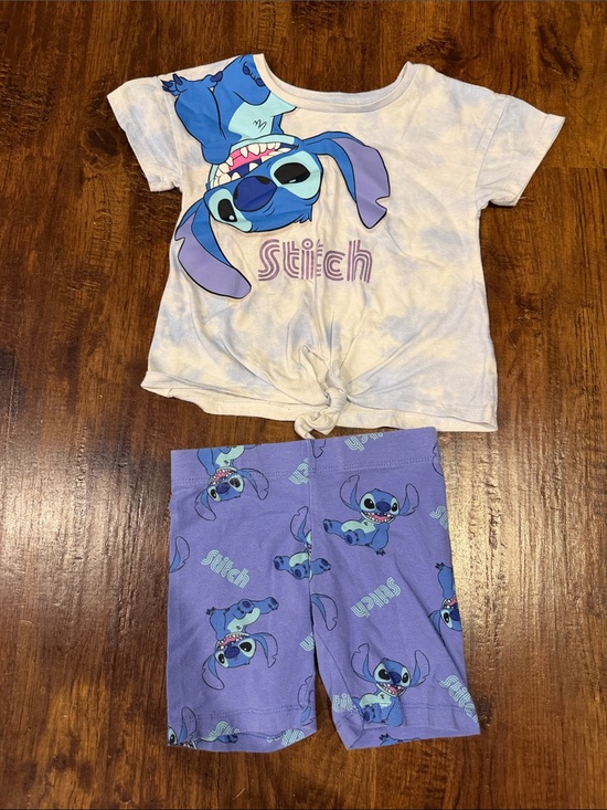 Disney Other - Disney Purple Stitch Tie-Front outfit